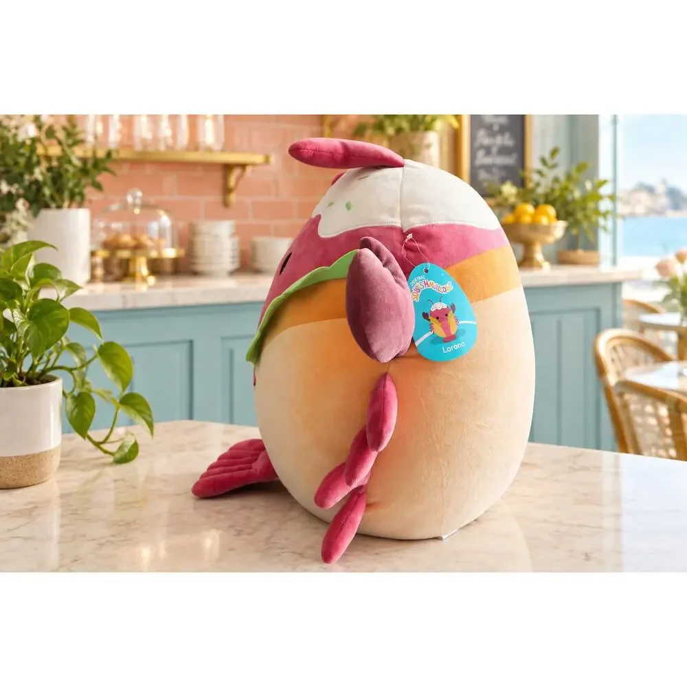 Squishmallows Lorono Lobster Roll 14 Inch Plush With Bio Tag